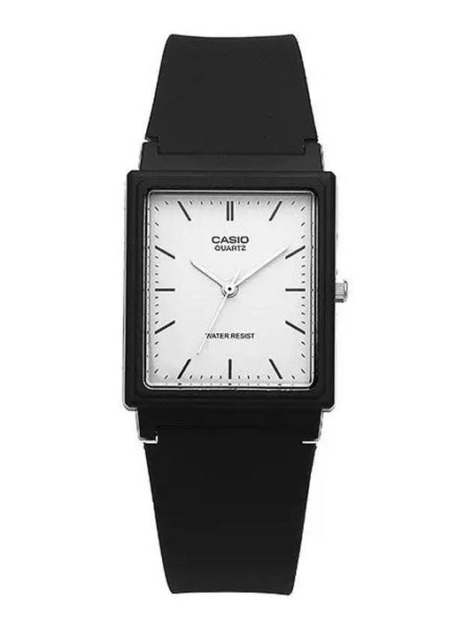 Co Signed Square Plated Analog Watch Black - CASIO - BALAAN 1