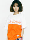 Bad homie back transfer printing overfit short sleeve t-shirt orange - CODE I'M - BALAAN 4