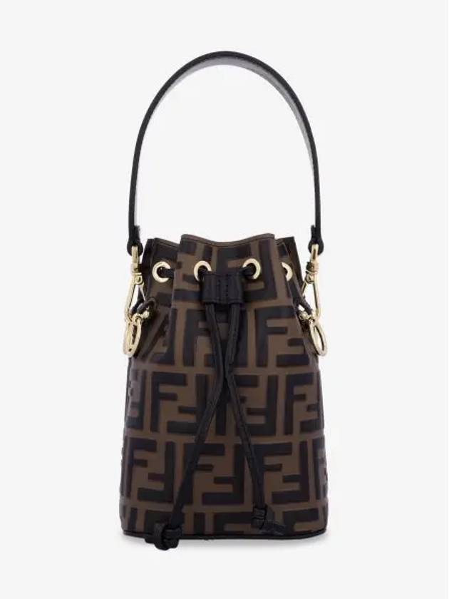 Mon Tresor Small Bucket Bag Brown - FENDI - BALAAN 2