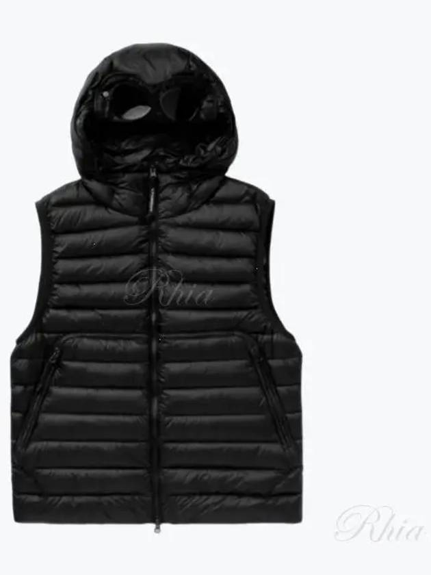 D.D. Shell Goggles Down Vest Black - CP COMPANY - BALAAN 2