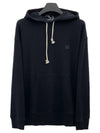 Farrin Face Oversized Hoodie Black - ACNE STUDIOS - BALAAN 2