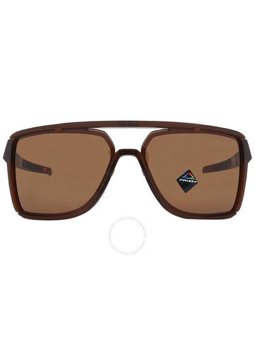 Oakley Castel Prizm Bronze Rectangular Men's Sunglasses OO9147 914703 63 - OAKLEY - BALAAN 1