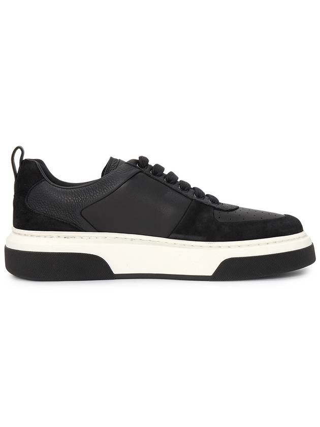 Ferragamo Men's Sneakers CASSINA LOW NERO 0760590 - SALVATORE FERRAGAMO - BALAAN 4