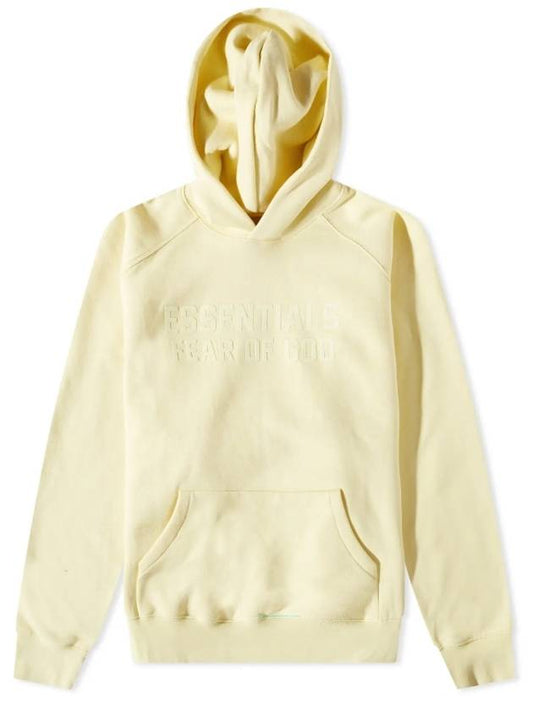 Logo Print Hooded Top Light Tuscan - FEAR OF GOD ESSENTIALS - BALAAN.