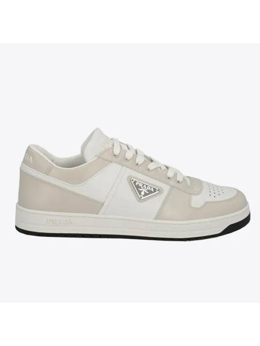 Downtown Calfskin Low Top Sneakers Bianco - PRADA - BALAAN 1