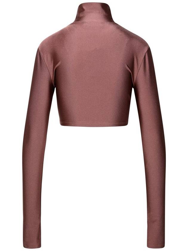 The Andamane Top In Mauve Polyamide Blend - ANDAMANE - BALAAN 3