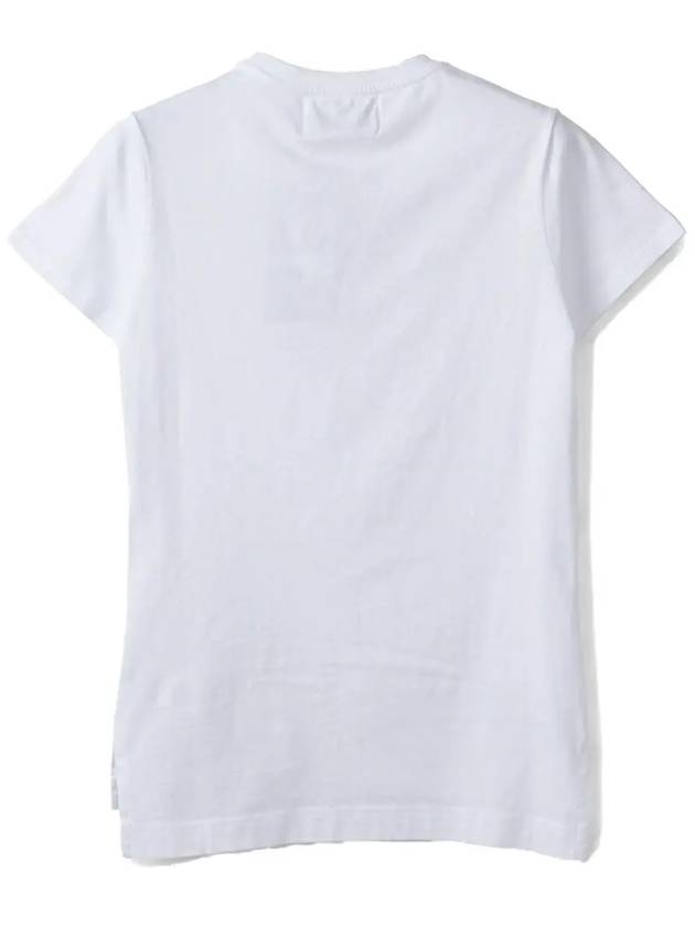 Embroided ORB Peru Short Sleeve T-Shirt White - VIVIENNE WESTWOOD - BALAAN 4