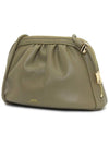 Ninon Small Drawstring Cross Bag Green Taupe - A.P.C. - BALAAN 3