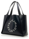 Logo Shopper Tote Bag Black - STELLA MCCARTNEY - BALAAN 4