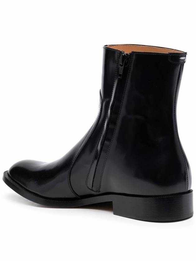 leather ankle boots dark brown - MAISON MARGIELA - BALAAN 3