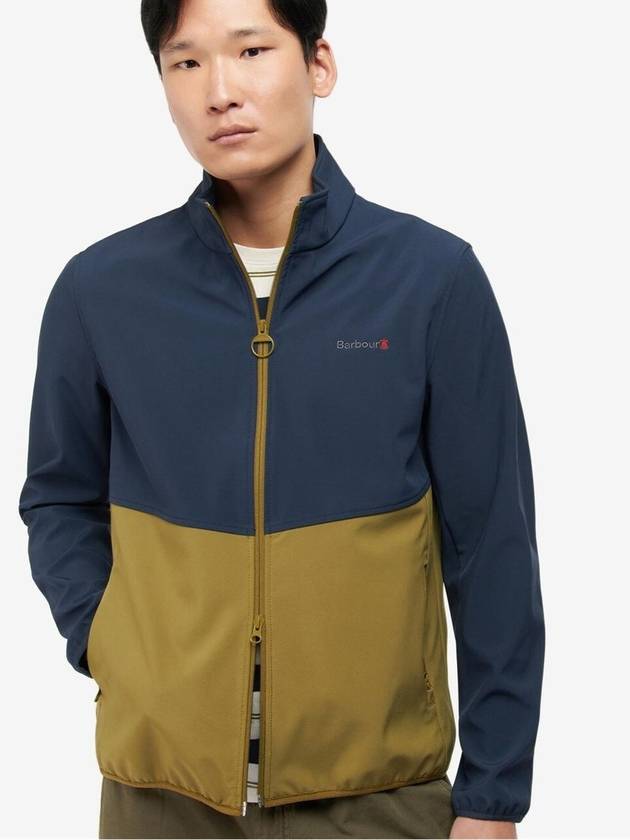 Peak Soft Shell Fleece Jacket North Green - BARBOUR - BALAAN 4