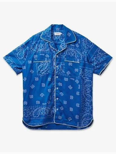 Bandana Track Shirt Blue RHPS23SR02835102 - RHUDE - BALAAN 1