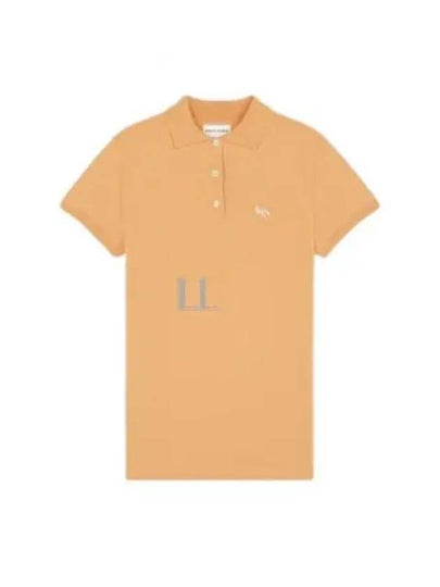 Baby Fox Patch Regular Polo Shirt Orange - MAISON KITSUNE - BALAAN 2