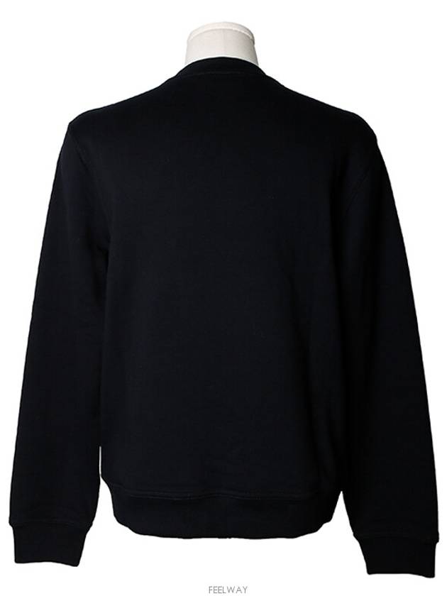 Quarterby H Crew Neck Sweater Marine M 71546 - HERMES - BALAAN 4