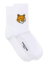 Fox Head Socks White - MAISON KITSUNE - BALAAN 2