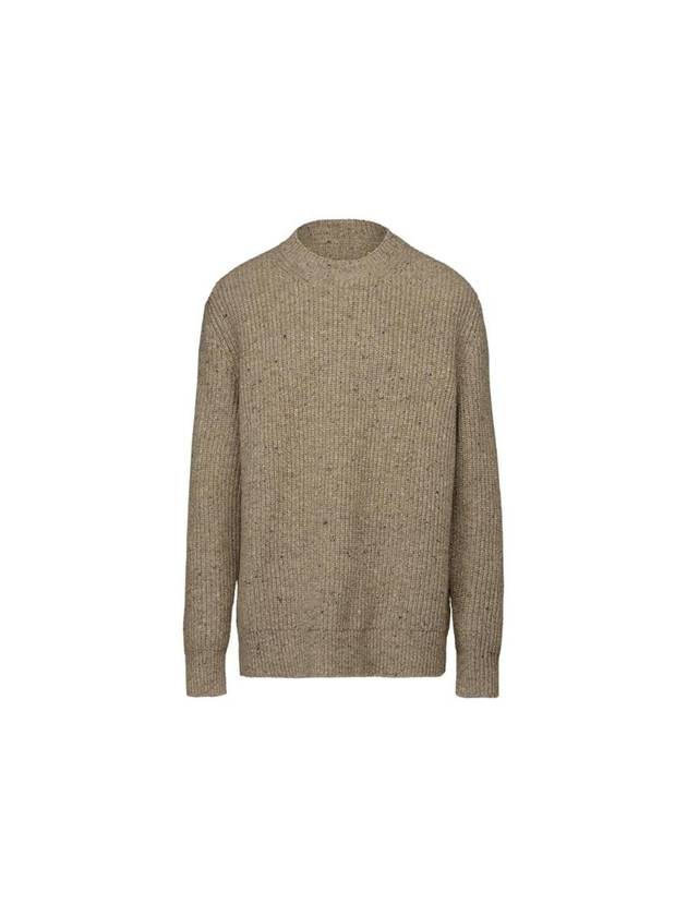 Donegal Classic Cashmere Wool Knit Top Walnut - MAISON MARGIELA - BALAAN 1