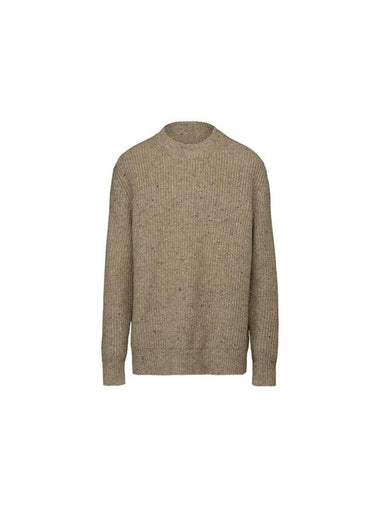 Donegal Classic Cashmere Wool Knit Top Walnut - MAISON MARGIELA - BALAAN 1