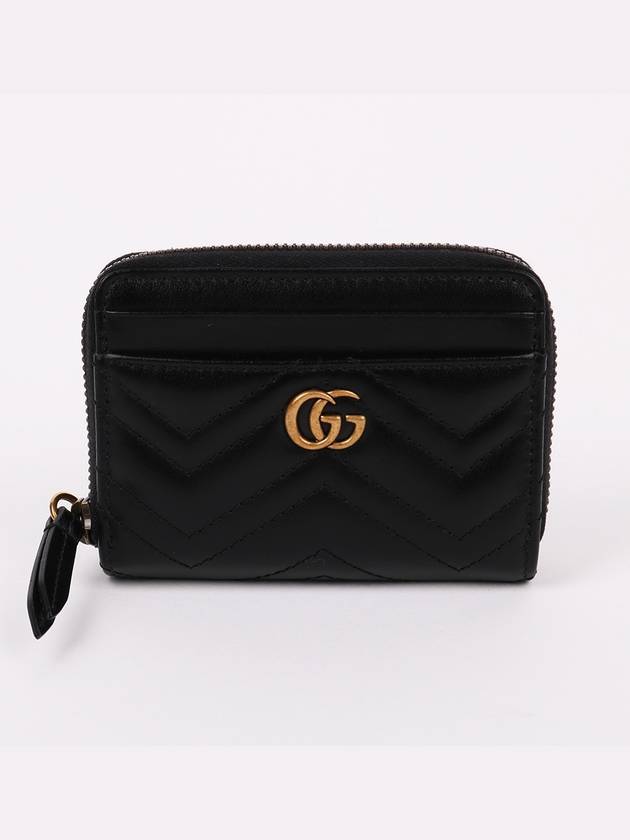 GG Marmont Black Women s Card Wallet 671772 - GUCCI - BALAAN 1