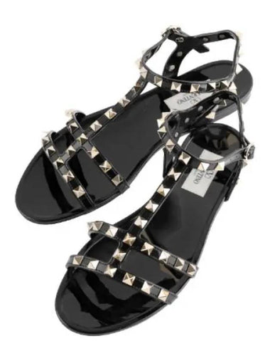 Rockstud flat sandals - VALENTINO - BALAAN 1