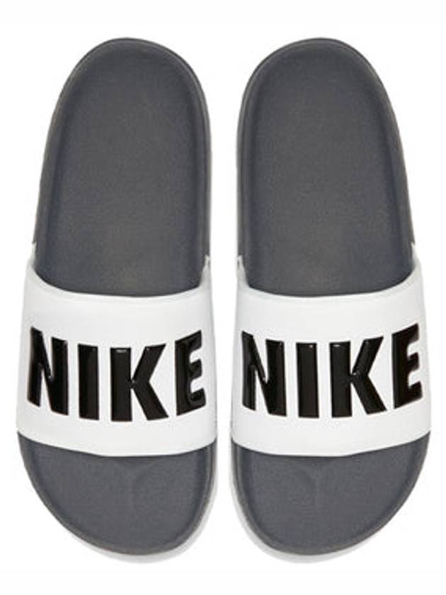 Off Court Logo Slippers Dark White - NIKE - BALAAN 4