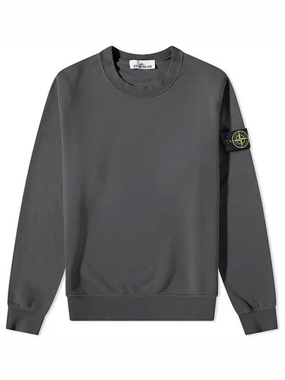 Wappen Patch Crew Neck Sweatshirt Charcoal - STONE ISLAND - BALAAN 2