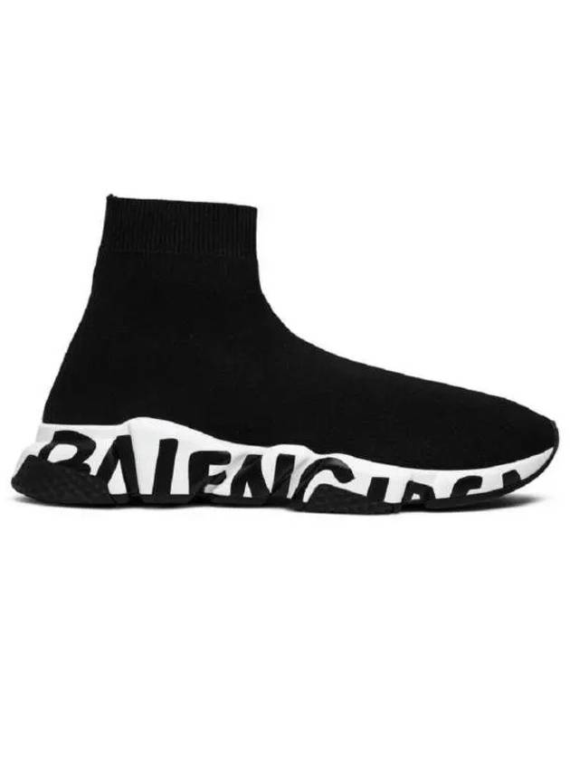 Logo Speed High Top Sneakers Black - BALENCIAGA - BALAAN 2