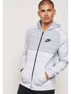 01883025100Advance 15 Hooded Zip JacketGray - NIKE - BALAAN 7