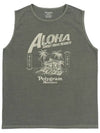 ALOHA PIGMENT DYED SLEEVELESS OLIVE - POLYGRAM - BALAAN 2