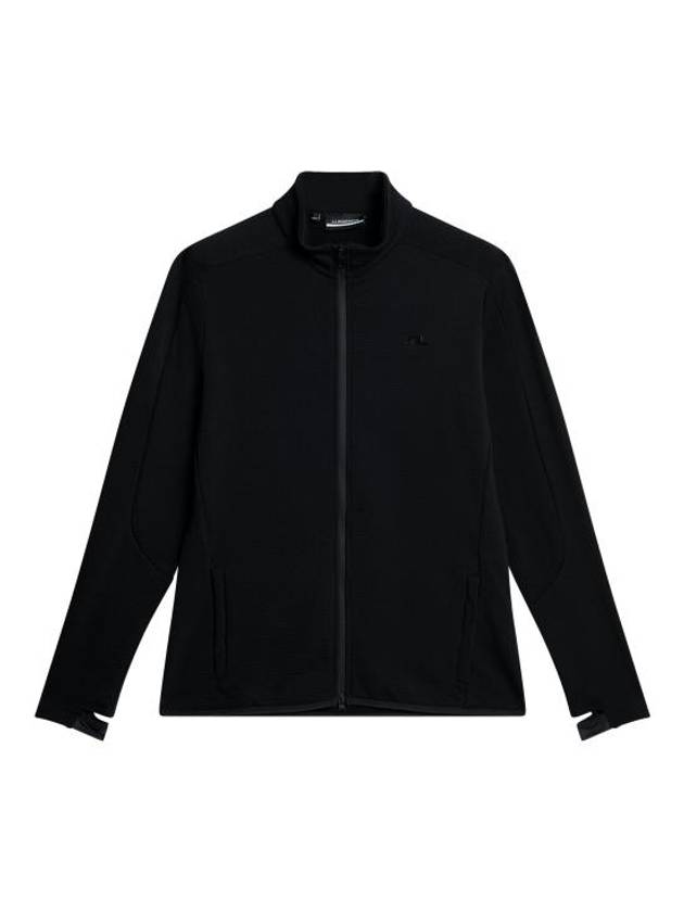 Men's High Grounds Merino Mid Layer Jacket Black - J.LINDEBERG - BALAAN 2