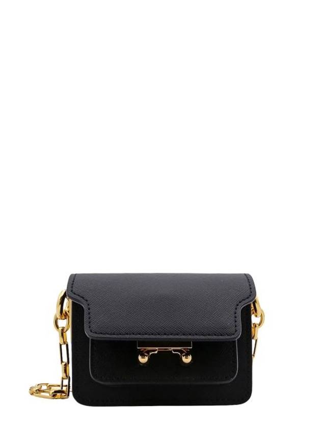 Trunk Nano Chain Crossbody Bag Black - MARNI - BALAAN 2