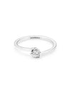 Clear Tilted Heart Solitaire Ring Silver - PANDORA - BALAAN 2