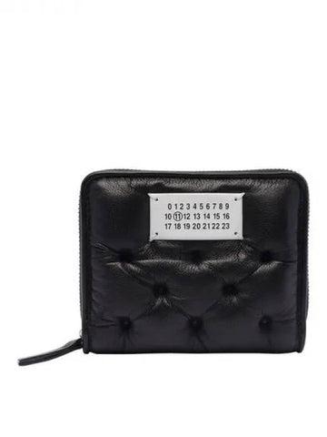 Maison Margiela Numbered Logo Quilted Leather Card Holder - MAISON MARGIELA - BALAAN 1