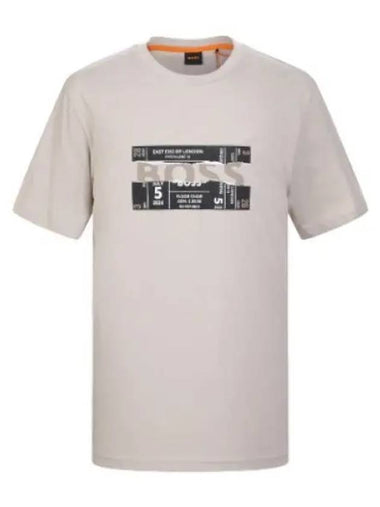 boss season print short sleeve t shirt - HUGO BOSS - BALAAN 1