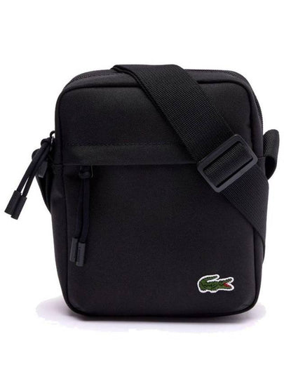 Neo Croc Shoulder Bag Black - LACOSTE - BALAAN 2