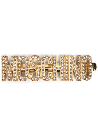 logo decorated hairpin A91528434 - MOSCHINO - BALAAN 1