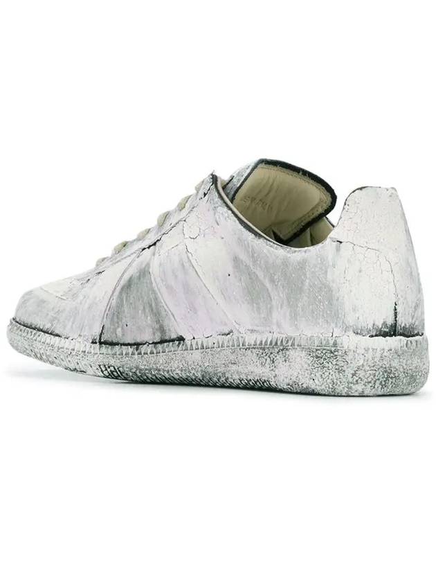 Women's German Army Dirty Low Top Sneakers White - MAISON MARGIELA - BALAAN 4