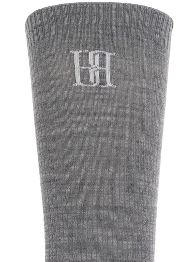 By Malene Birger Wool Socks, Women's, Grey - BY MALENE BIRGER - BALAAN 2