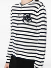 Maison Kitsune Fox Head Intarsia Women s Striped Cardigan MW00502 S492 - POLO RALPH LAUREN - BALAAN 5