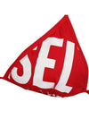 Bfb Sees Oversized Logo Triangle Bikini Top Red - DIESEL - BALAAN 5