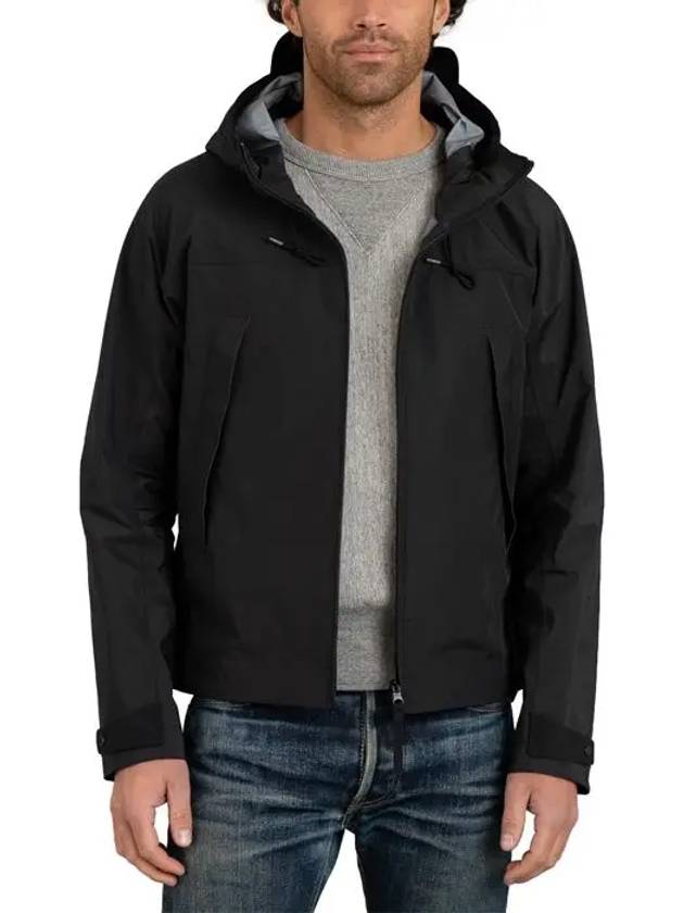 Bonded 3-Layer Zip-up Jacket Black - TEN C - BALAAN 3