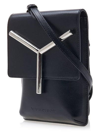 Y Project Logo Pouch WBAG15S24 BLACK SILVER - Y/PROJECT - BALAAN 2