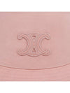 Triomphe Gabardine Cotton Bucket Hat Vintage Pink - CELINE - BALAAN 3