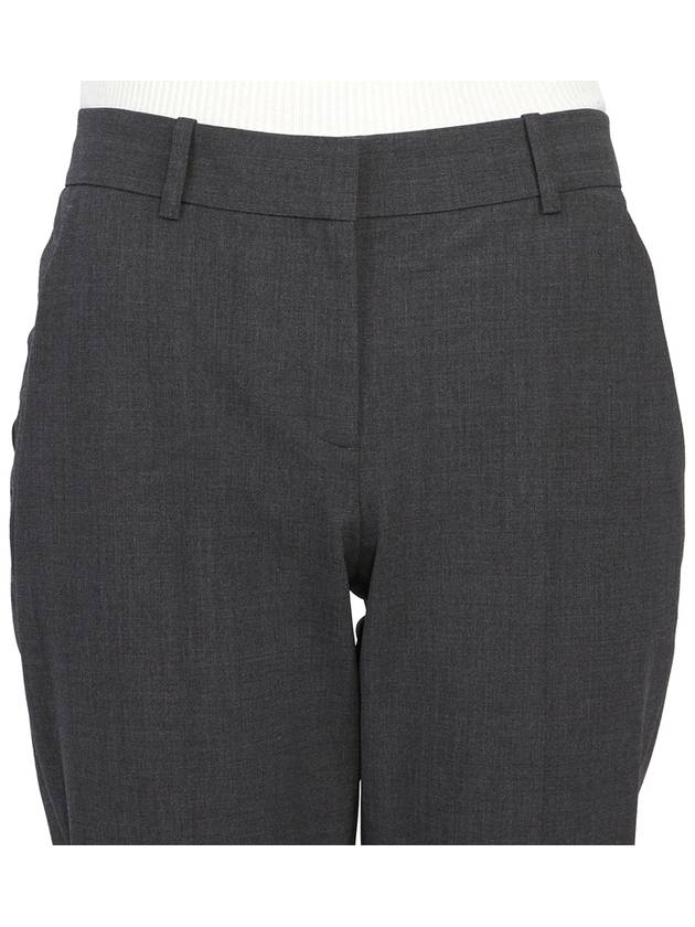 Women's Good Wool Treeca Crop Pants Grey - THEORY - BALAAN 7