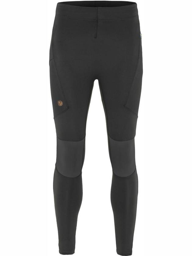 Men's Abisko Trekking Tights Pro Black Iron Grey - FJALL RAVEN - BALAAN 2