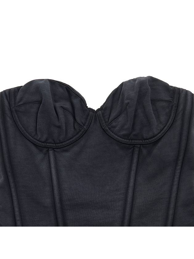 Women's Bustier Evening Top Black - BALENCIAGA - BALAAN.