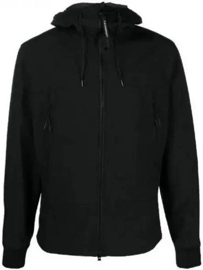 Shell R Goggle Hooded Jacket Black - CP COMPANY - BALAAN 2