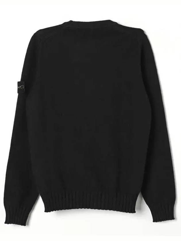 Kids 8 10 Wappen Cotton Sweater Black - STONE ISLAND - BALAAN 3