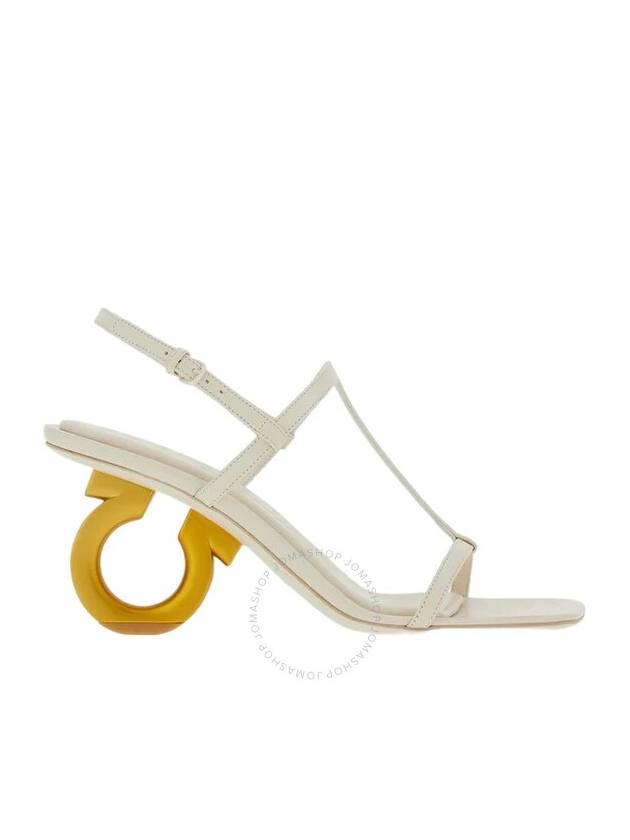 Ferragamo Ladies Gancini Ankle Strap Sandal, Size 7.5 - SALVATORE FERRAGAMO - BALAAN 1