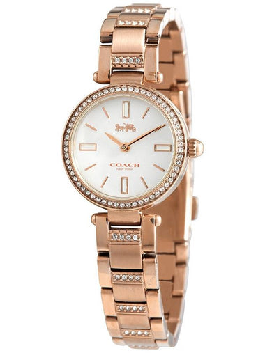 Coach Park Quartz White Dial Rose Gold-tone Ladies Watch 14503099 - COACH - BALAAN 1