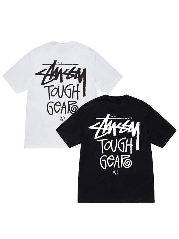 tough gear t shirt white women - STUSSY - BALAAN 8